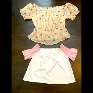 bundle !! shoulder shirts 👚 stretch